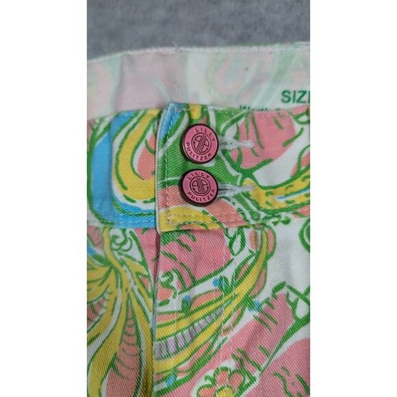 Lilly Pulitzer Women Jeans Size 2 Worth Skinny Mini Zip Ankle Paisley Elephant - Picture 3 of 14
